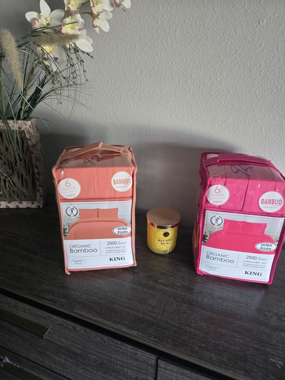 Organic Bamboo King Sheet Set